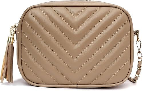 Small Crossbody Purses for Women Quilted Crossbody Shoulder Handbags Trendy Clutch Purse Camera Bag on Amazon.ae - Price Tracker