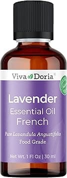 Viva Doria 100% Pure Lavender French Essential Oil, Undiluted, Food Grade, 30 mL (1 Fluid Ounce) - Amazon.ae Price Tracker