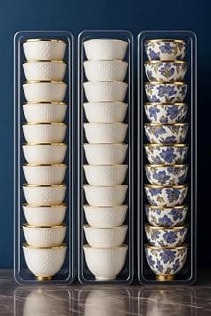 Clear Cup and Spoon Organizer, Set of 2, Elegant Design, Kitchen Storage Solution - متتبع أسعار Amazon.sa