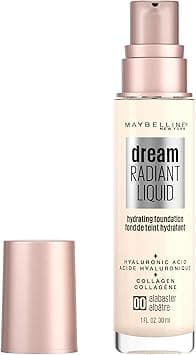 MAYBELLINE (Alabaster) - dream Radiant Liquid Medium Coverage Hydrating Makeup, Lightweight Liquid Foundation, Alabaster, 30ml on Amazon.ae - Price Tracker