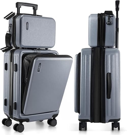 TRAVELARIM Expandable 22 Inch Carry On Luggage on Amazon.ae - Price Tracker