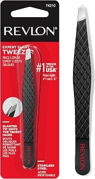 Revlon Expert Slant Tweezer, High Precision For an Easy Hair Removal, Made With Stainless Steel, 1 Count - Best Deal Finder