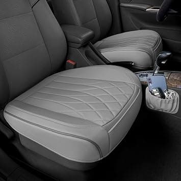 BEITK 2 Pack Grey Leather Front Bottom Car Seat Covers on Amazon.ae - Price Tracker