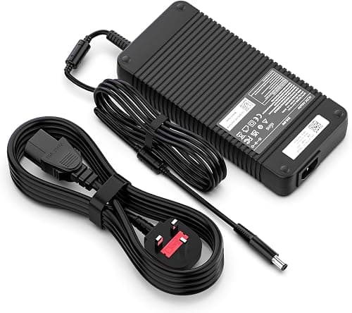 19.5V 16.92A 330W Cargador adaptador de alimentación de repuesto Compatible for Dell Alienware G15 G16 5530 7630 7620 Area-51m X51 M18x X17 M17 R1 R2 P45E P48E P38E DA330PM190 DA330PM111 LA330PM160 على Amazon.ae - متتبع الأسعار