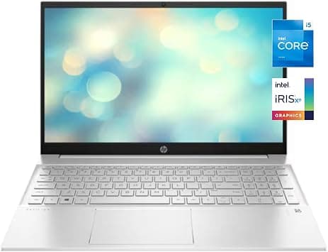HP (Upgraded) 2024 Newest Pavilion 15 15.6"" FND (1920x1080) Display Laptop, Intel Core i5-1335U Processor|16GB DDR4-3200MHz Ram|512GB NVMe SSD |Backlit Keyboard |Fingerprint Reader |Windows 11, Siver on Amazon.ae - Price Tracker