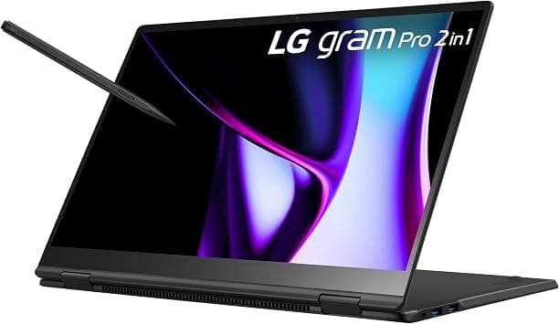 LG gram Pro 16-inch 2in1 Thin and Lightweight Laptop, Intel Evo Edition - Intel Core Ultra 7 Processor, Windows 11 Home, 16GB RAM, 512GB SSD, Black on Amazon.ae - Price Tracker