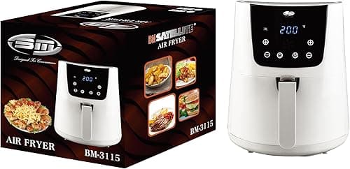 BM AIR FRYER 3.5 LITER TOUCH SCREEN on Amazon.ae - Price Tracker