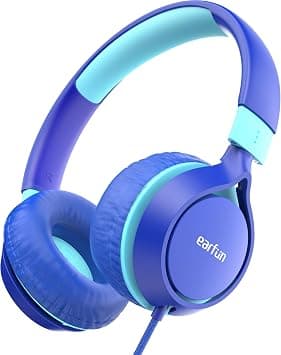 EarFun S1 Kids Headphones, Foldable Wired Headphones for Kids, 85dB Volume Limit, Stereo Sound, Adjustable Headband, Portable Lightweight On-Ear Headphones for School/Travel/Boys/Girls/iPad/Tablet on Amazon.ae - Price Tracker