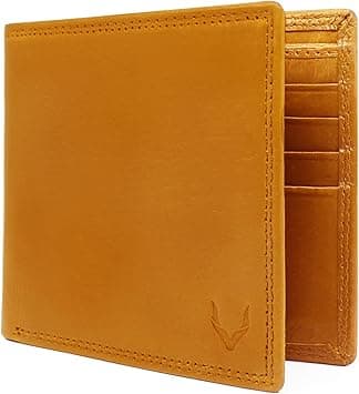 PELLE TORO Minimalist Slim Mens Wallet, Handmade Real Leather Card Wallet with RFID Blocking, 10 Card Holder Slots & Note Section, Tan on Amazon.ae - Price Tracker