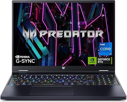 Acer Predator Helios 16 Gaming Laptop | Intel Core i7-13700HX | NVIDIA GeForce RTX 4060 | 16" 2560 x 1600 165Hz G-SYNC | 16GB DDR5 | 1TB Gen 4 SSD | Killer Wi-Fi 6E | Copilot Enabled | PH16-71-71AV on Amazon.ae - Price Tracker