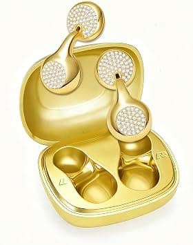 JewelPods H01 Wireless Earbuds for Small Ear, Open Ear Earbuds Jewelry-Inspired Designs Metal Headphones, Excellent Spatial Audio,Sweat and Water Resistant,72H Play - Amazon.ae Price Tracker