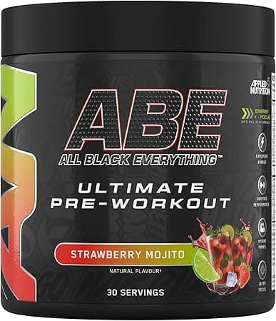 Applied Nutrition ABE Powder Pre Workout Food Supplement (375g - 30 Servings) (Strawberry Mojito) on Amazon.ae - Price Tracker