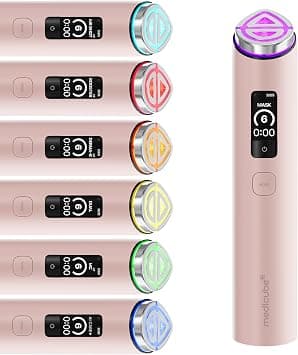 medicube Booster Pro X2™ - 7 in 1 Glow Beauty Device, 2X Glow Care, Pink على Amazon.ae - متتبع الأسعار