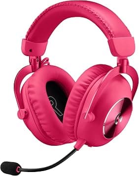 Logitech G PRO X 2 LIGHTSPEED Wireless Gaming Headset, Detachable Boom Mic, 50mm Graphene Drivers, DTS:X Headphone 2.0-7.1 Surround, Bluetooth/USB/3.5mm Aux, for PC, PS5 - Magenta | Boom-Mic 50 mm Graphics Drive, DTS:X 2.0-7.1 Surround, Bluetooth/USB/3.5 mm Aux, PC, PS5, PS4, Nintendo Switch on Amazon.ae - Price Tracker