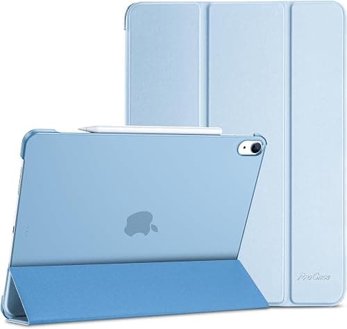 ProCase for iPad Air 13 Inch Case M4/M3/M2 (2026/2025/2024), Slim Smart Cover iPad 13 Air M4 M3 M2 Case with Translucent Hard Shell Back, Supports Touch ID, Auto Wake/Sleep -Blue على Amazon.ae - متتبع الأسعار