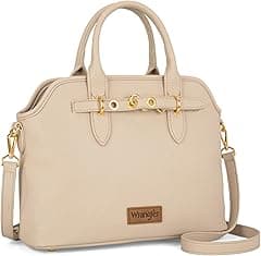 Wrangler Tote Bags for Women Medium Crossbody Purse for Ladies Soft Designer Top-handle Handbags - Amazon.ae Price Tracker