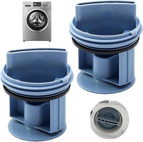 Pack of 2 Lint Sieve Washing Machine for Siemens Bosch Constructa Neff, Replacement Lint Sieve, Filter Lint Filter for Washing Machine and Washer Dryer, Filter Sieve Insert for Coins Buttons etc on Amazon.ae - Price Tracker