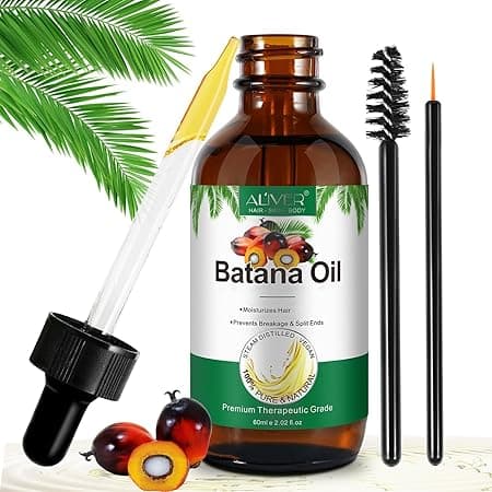 ALIVER Batana Oil for Hair Growth, Pure Organic Natural and Cold Pressed Hair Oil for Hydrating &amp; Repairing Dry, Damaged Hair Skin Care, Face on Amazon.ae - Price Tracker