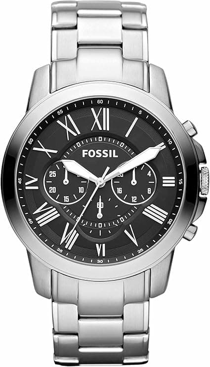 Fossil Mens Quartz Watch, Chronograph Display and Stainless Steel Strap FS4736 on Amazon.ae - Price Tracker
