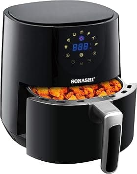 SONASHI SAF-420 Digital Air Fryer – LED Touch-Screen Display, Temperature Control, 4.2 L Teflon Pan, Overheat Protection, 220-240 V / 1300W | Specialty Kitchen Appliances on Amazon.ae - Price Tracker
