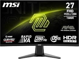 MSI Curved Gamer Monitor 27mag 276CXF 0.5ms 280Hz Full HD Rapid VA HDMI DP mag 276CXF - Amazon.ae Price Tracker