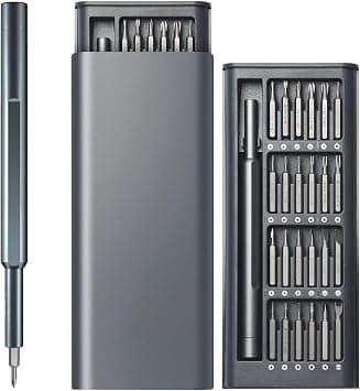 Precision Screwdriver Set, 25 in 1 Mini Screwdriver, Magnetic Driver Bits Set, Set, S2 Alloy Steel Pocket Manual Screwdriver Tool Set, Repair Tool Kit على Amazon.ae - متتبع الأسعار