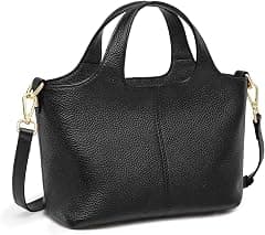 Kattee Genuine Leather Purses and Handbags for Women Crossbody Shoulder Tote Bag Soft Satchel Top Handle - متتبع أسعار Amazon.sa