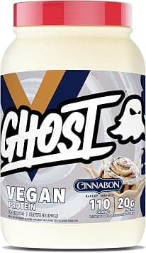 GHOST Vegan Protein Powder, Cinnabon - 2lb, 20g of Protein - Plant-Based Pea & Organic Pumpkin Protein - Post Workout & Nutrition Shakes, Smoothies, & Baking - Soy & Gluten-Free on Amazon.ae - Price Tracker