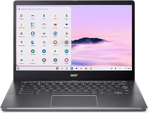 Acer (Upgraded) Chromebook Plus 514 Laptop with Google AI – 14" Full HD 1920 x 1080 IPS Touch Display | Intel Core i3-N305 | 8GB LPDDR5 | 128GB SSD | Wi-Fi 6E | FHD Camera | Chrome OS | CB514-4HT-375Z on Amazon.ae - Price Tracker