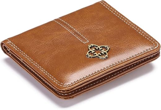 Women's Small Purse with RFID Protection, Mini Short Purse Women Leather with Zip Wallet, Exquisite Coin Compartment Wallet on Amazon.ae - Price Tracker