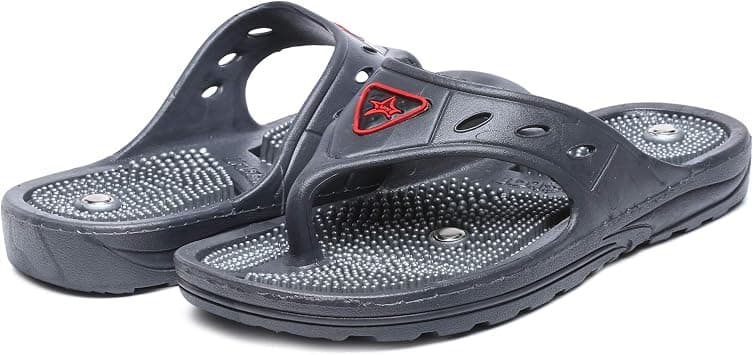 Medicated Acupressure Sandals for Women & Men —Plantar Fasciitis, Neuropathy & Arthritis Relief |Reflexology Massage|Shiatsu Acupoint | Heel & Back Pain Relief |Boost Circulation|Therapeutic Footwear على Amazon.ae - متتبع الأسعار
