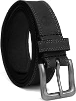 Timberland Men's Classic Leather Jean Belt 1.4 Inches Wide - Best Deal Finder