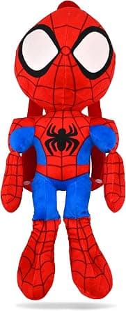 Marvel Spidey and his Amazing Friends Boys' Kids Plush Toy Backpack - 18 Inch, Adjustable Straps, Zipper Closure على Amazon.ae - متتبع الأسعار