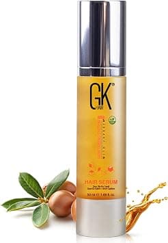 GK Hair Global Keratin Styling Serum Argan Oil Hair Serum Provides Smoothness Strength Shine Silk Thicken Repair & Restores Keratin Scalp and Hair care Anti-Frizz (Serum 50ml) on Amazon.ae - Price Tracker