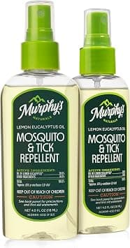 Murphy's Naturals Mosquito & Tick Bug Repellent Spray, Oil of Lemon Eucalyptus for Skin + Outdoor Gear, 4 Ounce Pump, 2-Pack - Amazon.ae Price Tracker