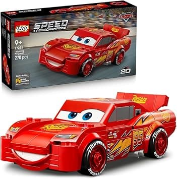 LEGO Speed Champions Lightning McQueen Race Car Toy - Collectible Model Kit w/a Detailed Undercarriage - Disney Gift for 9+ Year Old Boys, Girls & Pixar Cars Movie Fans - 77255 - Amazon.ae Price Tracker
