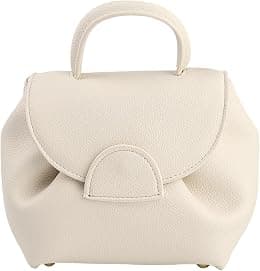 Women's Top-Handle Handbags,Top Handle Bag,Designer Bags for Women,Luxury Handbags,Mini Faux Leather Shoulder Bag - Best Deal Finder