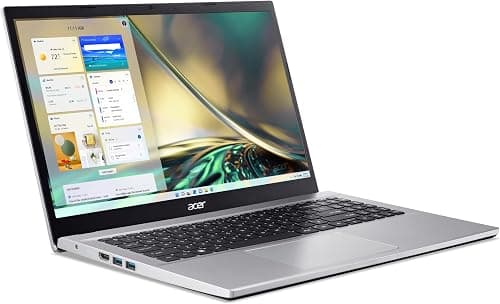 Acer Aspire 3 A315 Laptop with 12th Gen Intel Core i5-1235U 10 Cores Upto 4.40GHz/8GB DDR4 RAM/512GB SSD Storage/Intel Iris XE Graphics/15.6" FHD IPS ComfyView Display/Win 11 Home/Pure Silver على Amazon.ae - متتبع الأسعار