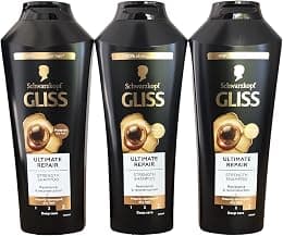 GLISS Hair Repair Shampoo, Ultimate Repair for Heavily Damaged Hair, 13.6 Ounces (Pack of 3) - Best Deal Finder
