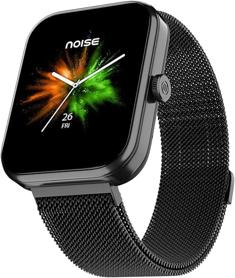 Noise Pulse 2 Max 1.85" Display, Bluetooth Calling Smart Watch, 10 Days Battery, 550 NITS Brightness, Smart DND, 100 Sports Modes, Activity Tracker, Calorie Tracker, Oxymeter (SpO2), (Elite Black) on Amazon.ae - Price Tracker