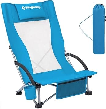 KingCamp King camp-Portable Low Sling Beach Camping Concert Folding Chair High Mesh Back on Amazon.ae - Price Tracker