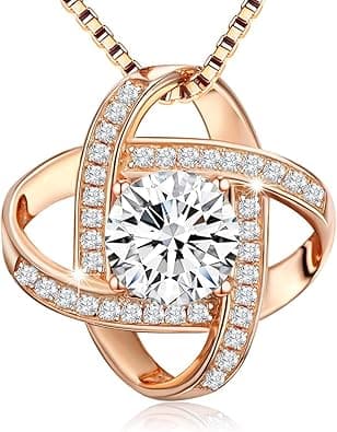 Fashion Crystal 18K Rose Gold Plated 925 Sterling Silver Heart Pendant Necklace For Women Ladies Girls Gift Package J.Rosée Fashion Jewelry Jr618 - Amazon.ae Price Tracker