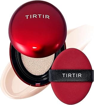 TIRTIR Mask Fit Red Cushion Foundation | Japan's No.1 Choice for Glass skin, Long-Lasting, Lightweight, Buildable Coverage, Semi-Matte, 13C Fair, 0.63 Fl Oz. on Amazon.ae - Price Tracker