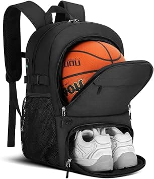 Basketball Backpack, Soccer Bag With Ball And Shoe Compartments, For Men Women Athletes, For Volleyball, Soccer, Swimming, Fitness, Travel And School, Large Capacity Sports Training Equipment Bag on Amazon.ae - Price Tracker