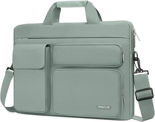 MOSISO Laptop Shoulder Bag with 2 Raised&1 Flapover&1 Horizontal Pocket&Handle&Belt on Amazon.ae - Price Tracker