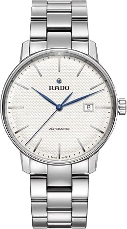 Rado Unisex Coupole Classic Stainless Steel Swiss Automatic Watch, White (R22876013) - Best Deal Finder