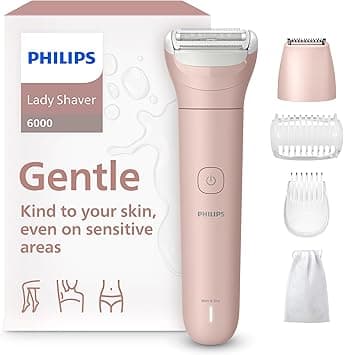 Philips Lady Electric Shaver Series 6000 for Women, Cordless, Wet & Dry with 4 Accessories, BRL137/00 on Amazon.ae - Price Tracker