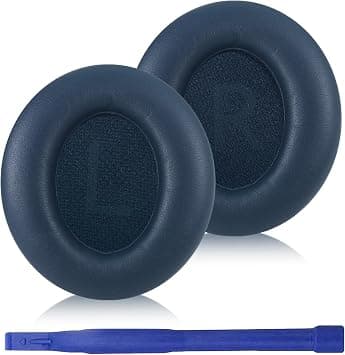 Adhiper Replacement Ear Pads for Anker Space Q45 Headphones, Ear Cushions for Soundcore by Anker Space Q45 Adaptive Noise Cancelling Headphones,with Buckle, Soft Protein Leather, Memory Foam(Blue) على Amazon.ae - متتبع الأسعار