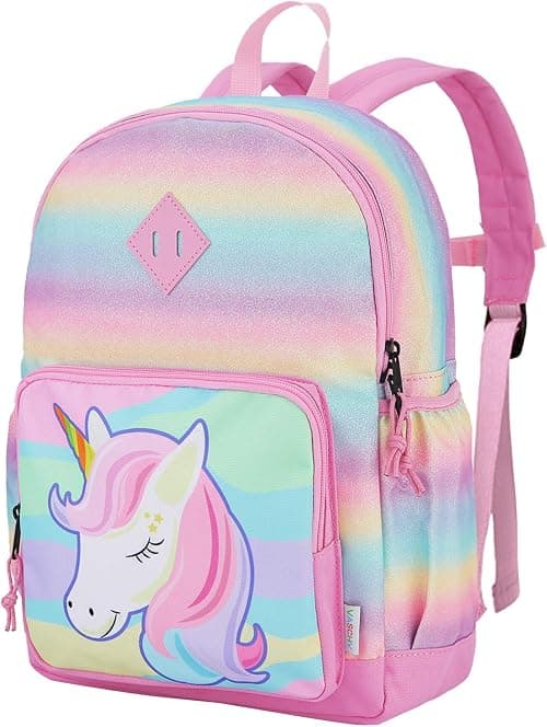 VASCHY Girls' Backpack, Children's Backpack, Kindergarten Backpack, Elementary School Backpack with Chest Strap, Lightweight Girl Gift 2-8 Years Travel/Camping Backpack | Cute on Amazon.ae - Price Tracker