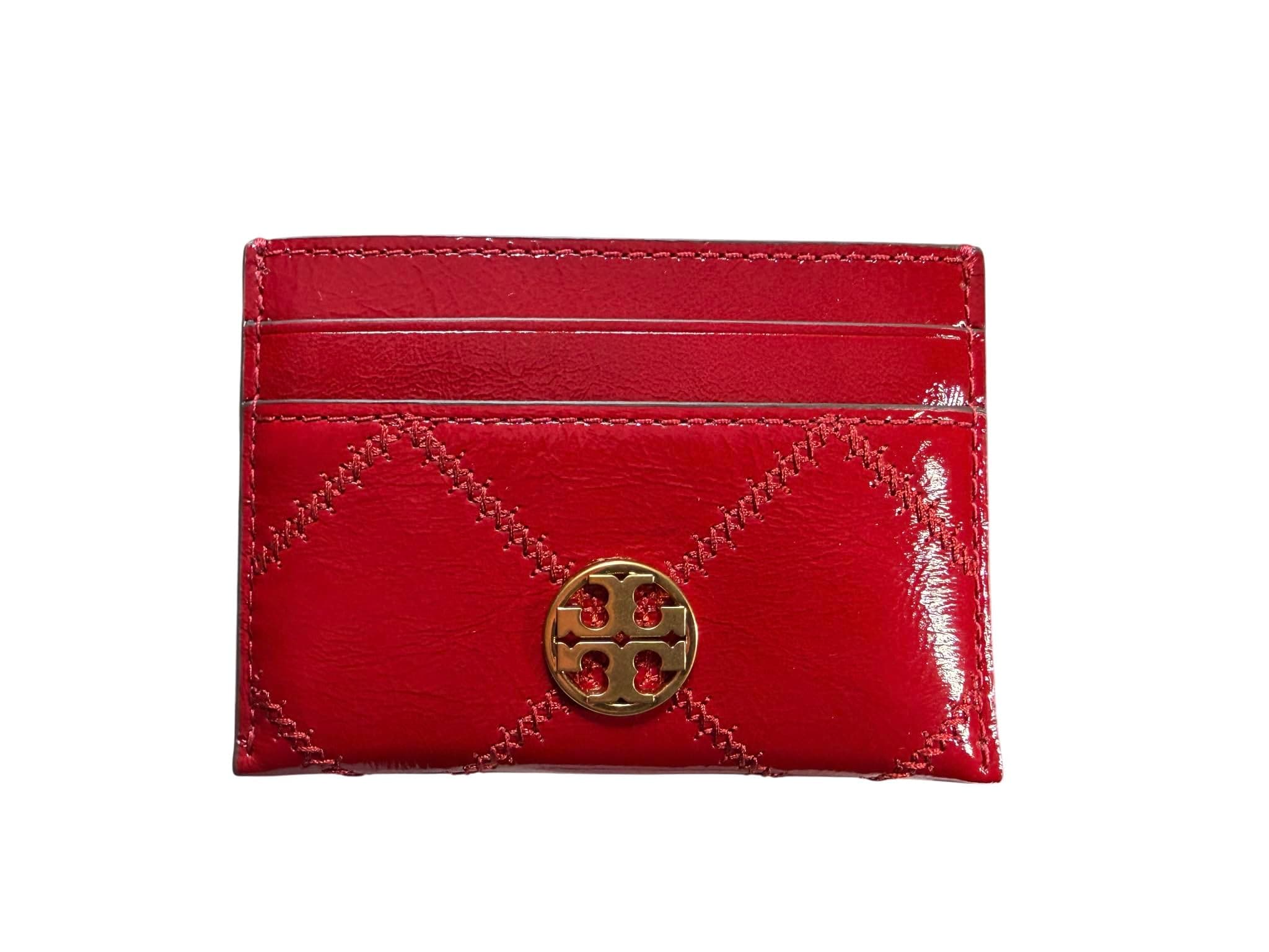 Tory Burch Women's Willa Slim Card Case Wallet, Berry, Wallet on Amazon.ae - Price Tracker